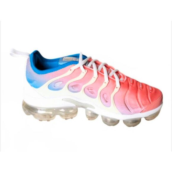 NIKE Air VaporMax Plus 'Lava Glow Blue Lagoon' Running Shoes Size 6.5 - Picture 7 of 10